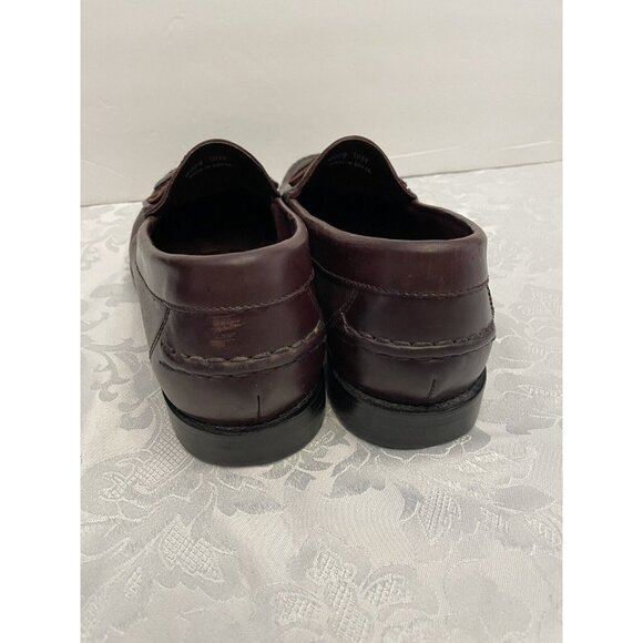 Bass G.H. Bass Burgundy Leather Tasseled Loafer Size 10M  Preppy‎ old money 90’s main image 5